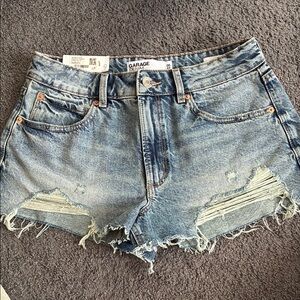 Garage Women's Blue Denim Shorts